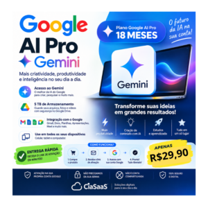 Google Gemini Pro R$29,90